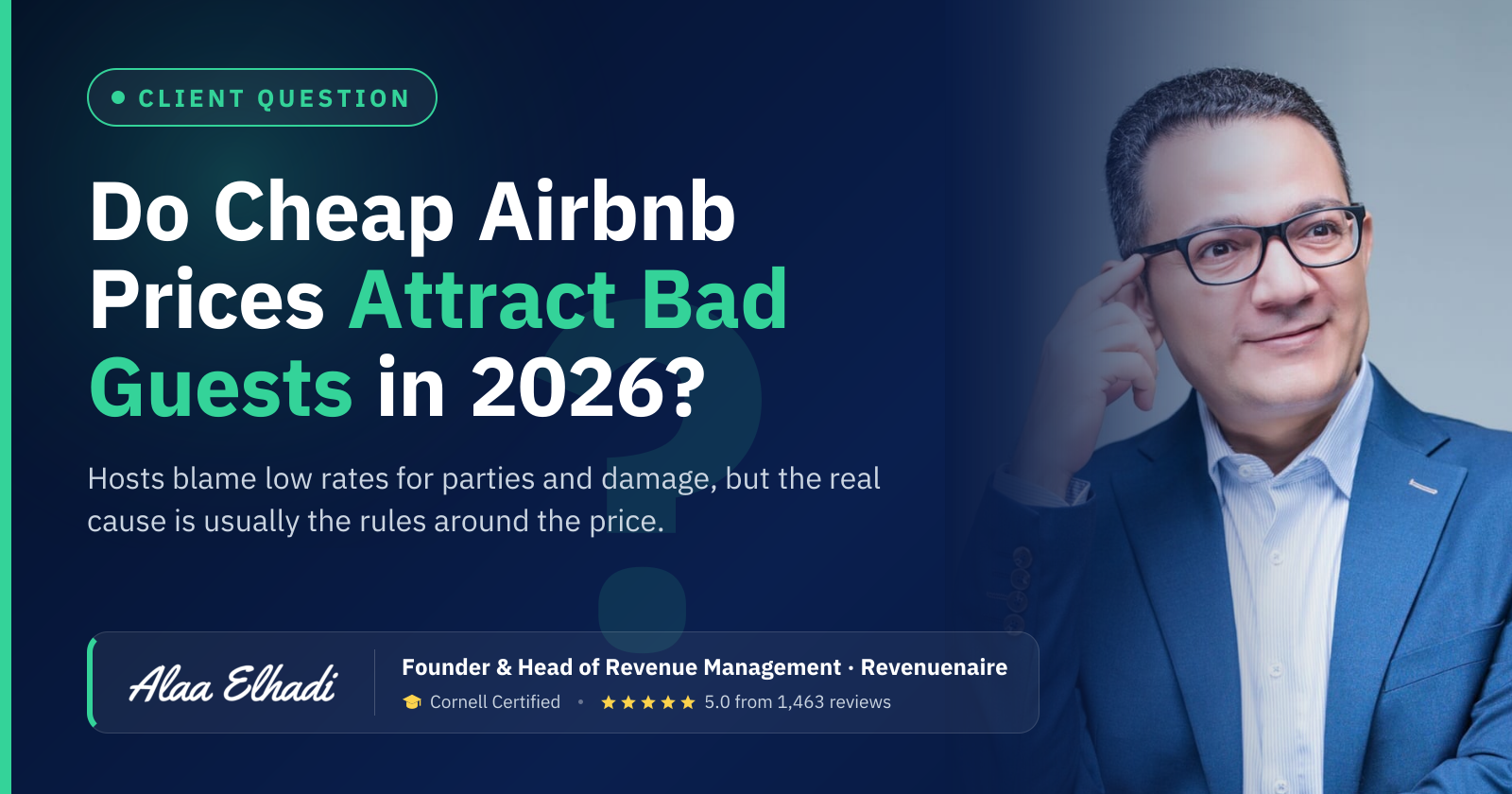 Do Cheap Airbnb Prices Attract Bad Guests in 2026?: Hosts blame low rates for parties and damage, but the real cause is usually the rules around the price.