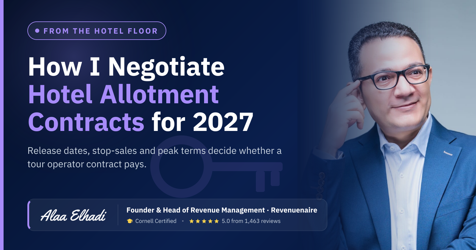 How I Negotiate Hotel Allotment Contracts for 2027: Release dates, stop-sales and peak terms decide whether a tour operator contract pays.