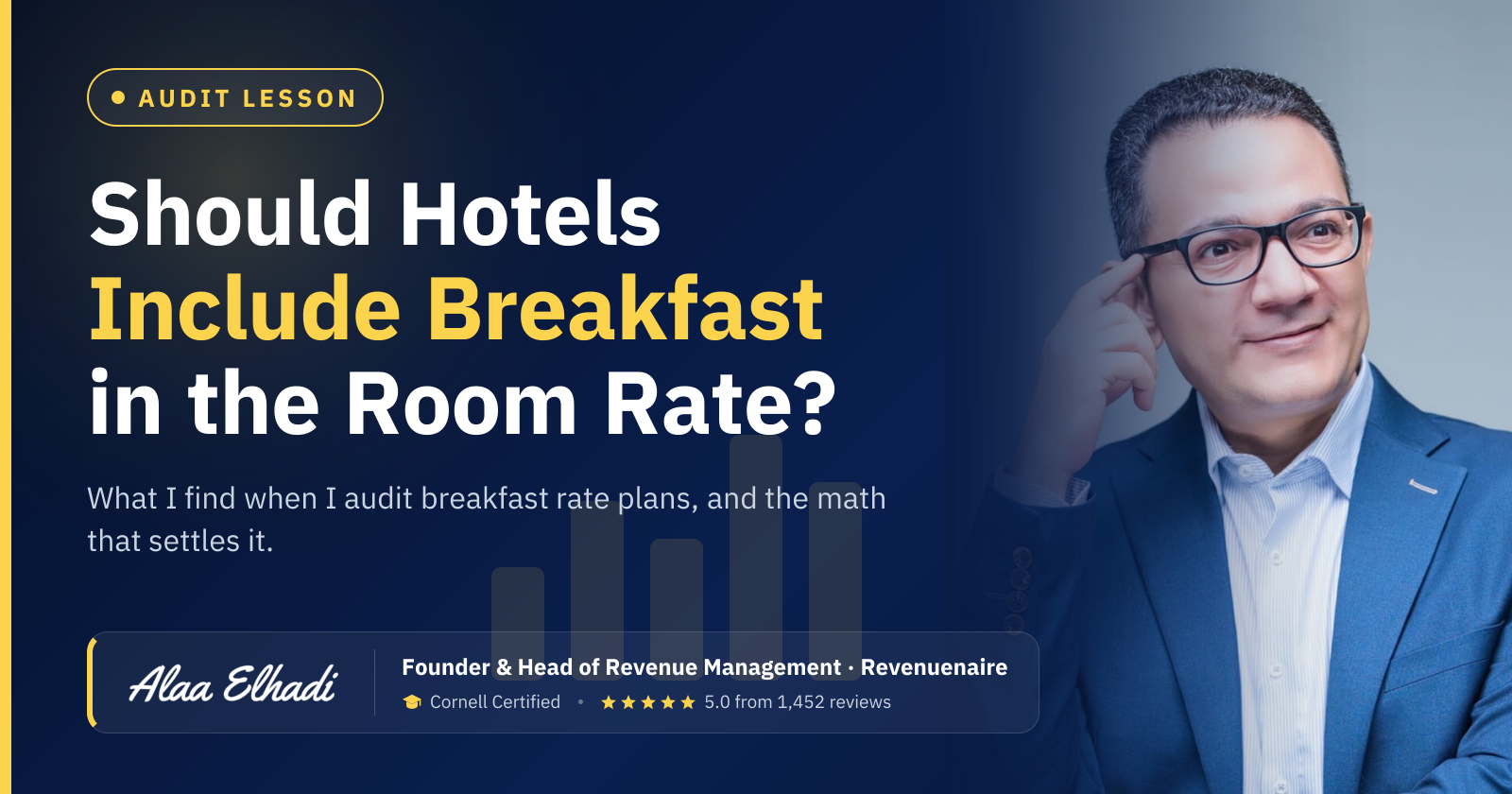 Should Hotels Include Breakfast in the Room Rate?: What I find when I audit breakfast rate plans, and the math that settles it.