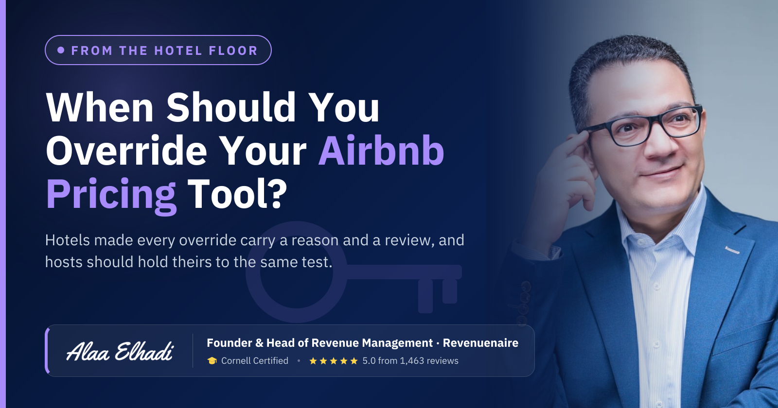 When Should You Override Your Airbnb Pricing Tool?