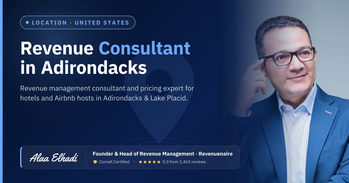 Revenue management consultant in Adirondacks & Lake Placid, United States