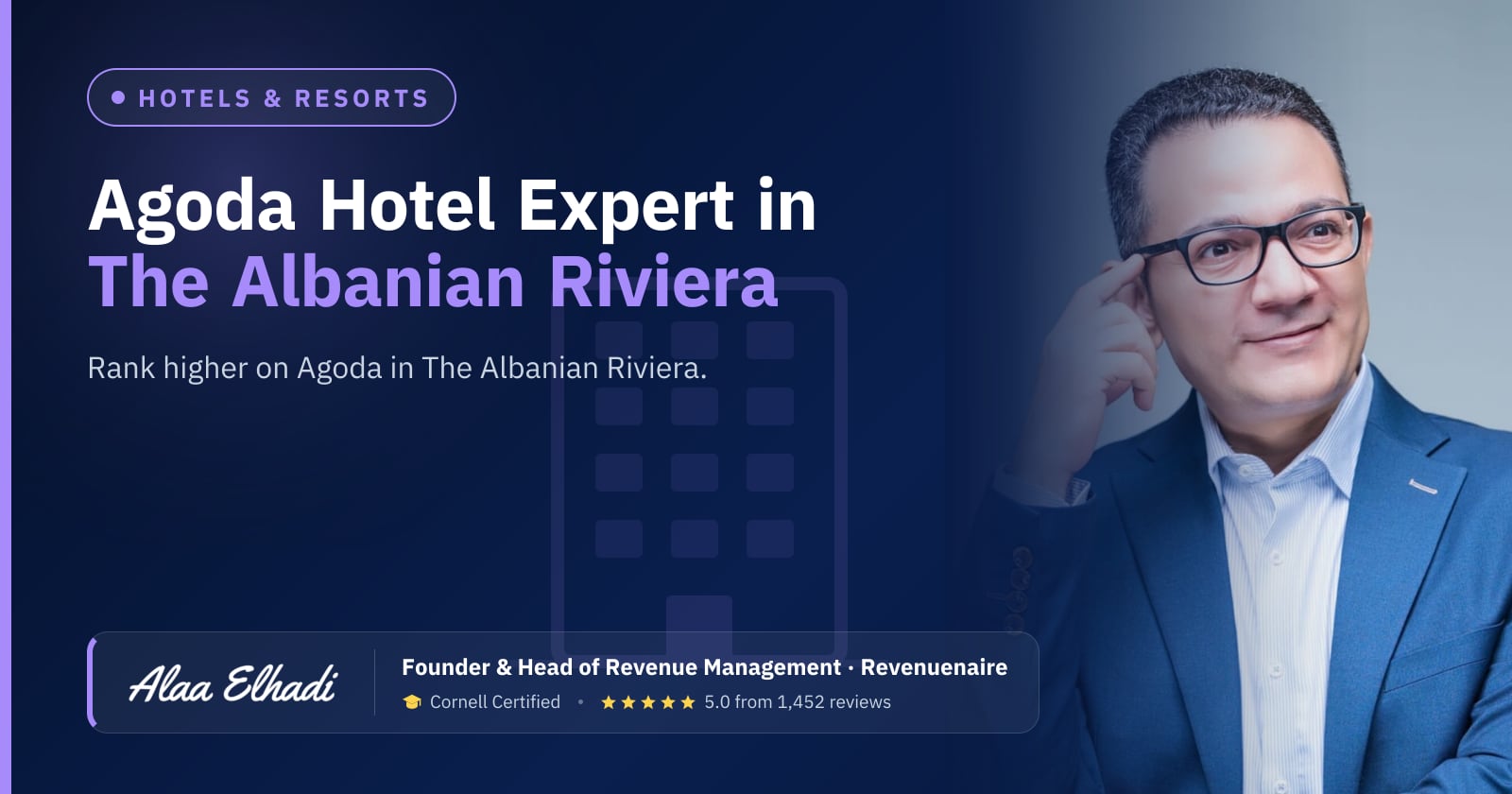 Agoda Optimization Expert for Hotels in The Albanian Riviera & Tirana, Albania