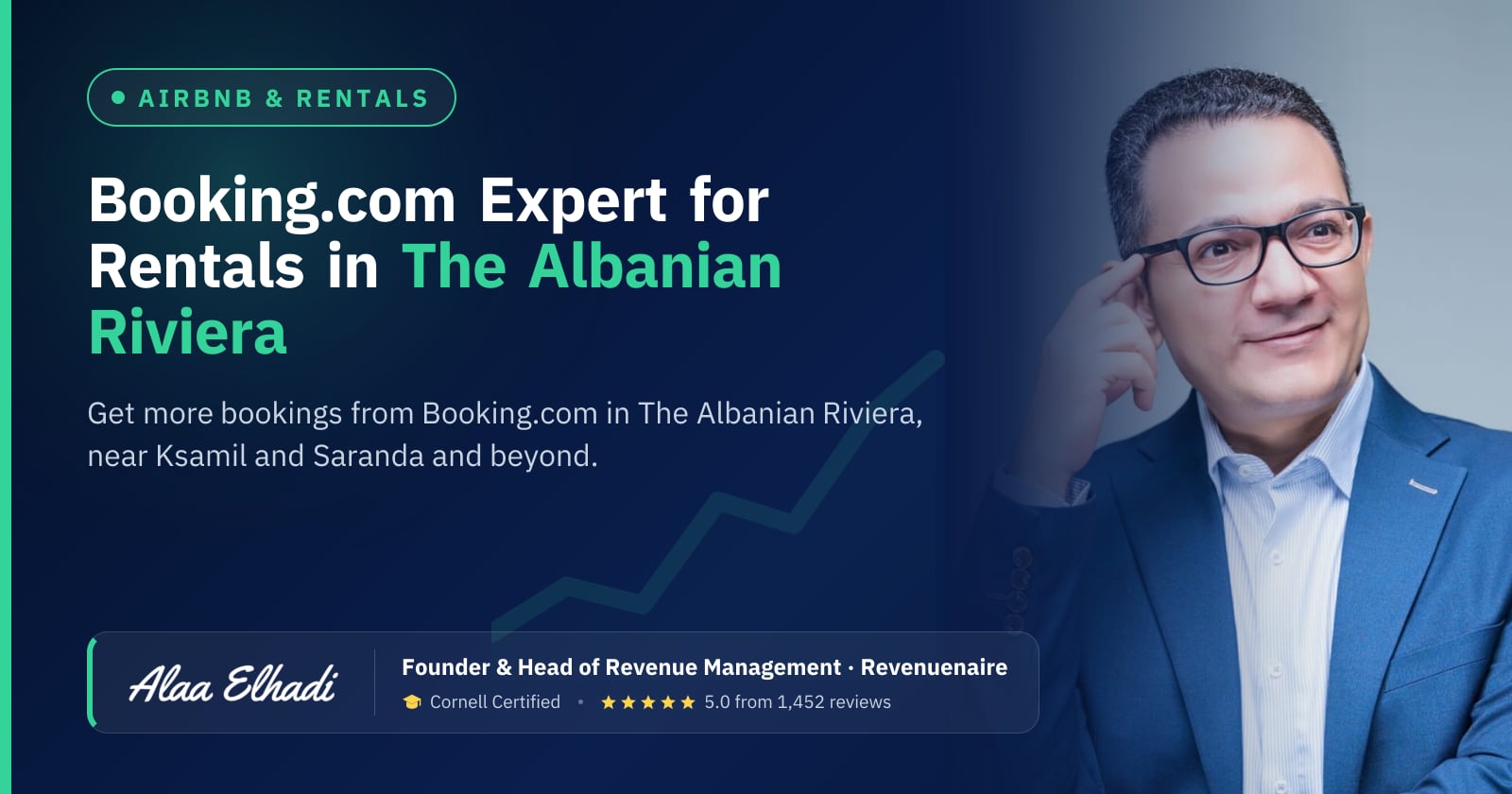 Booking.com Optimization Expert for Rentals in The Albanian Riviera & Tirana, Albania