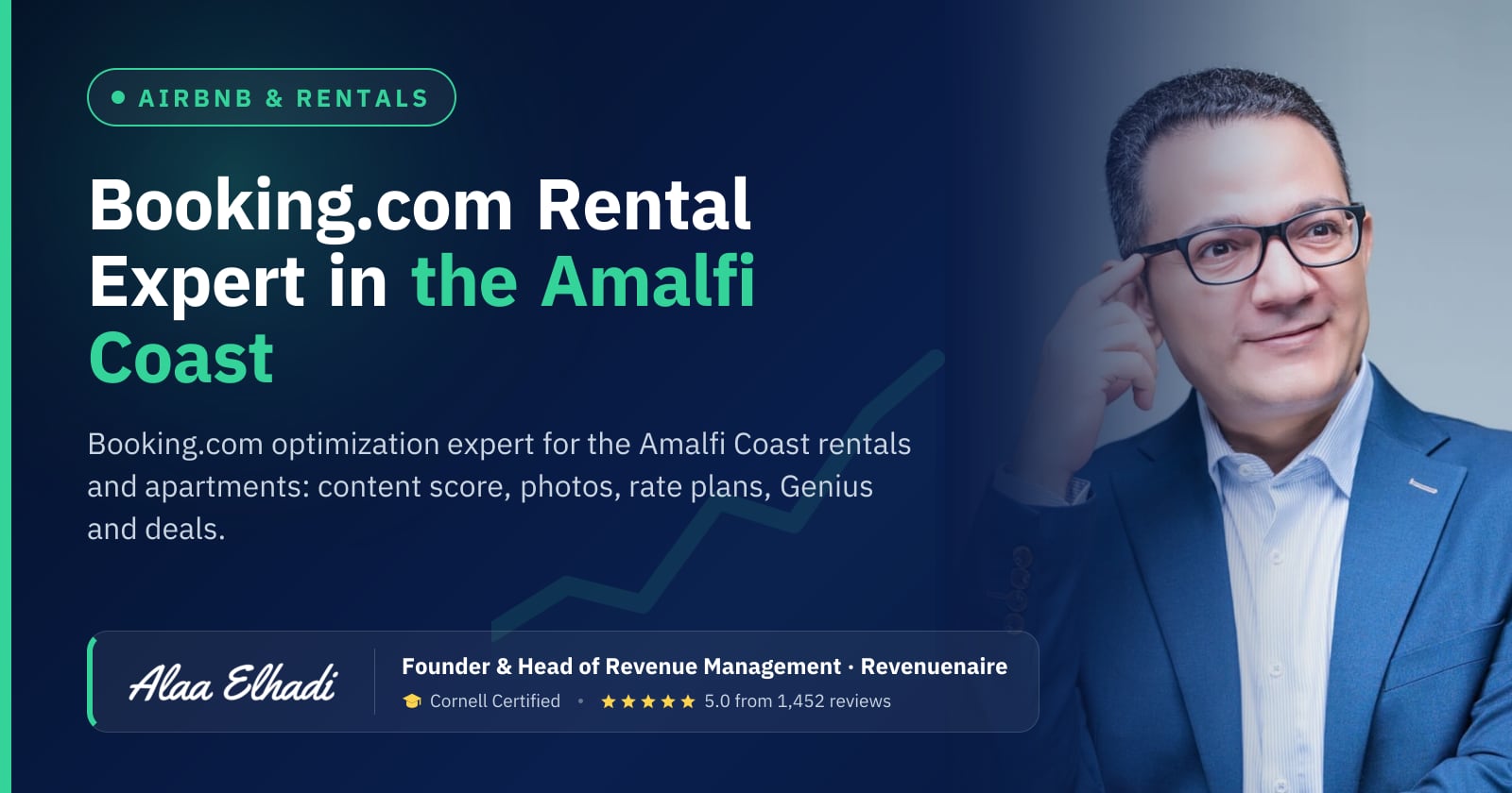 Booking.com Optimization Expert for Rentals in Naples & Amalfi Coast, Italy