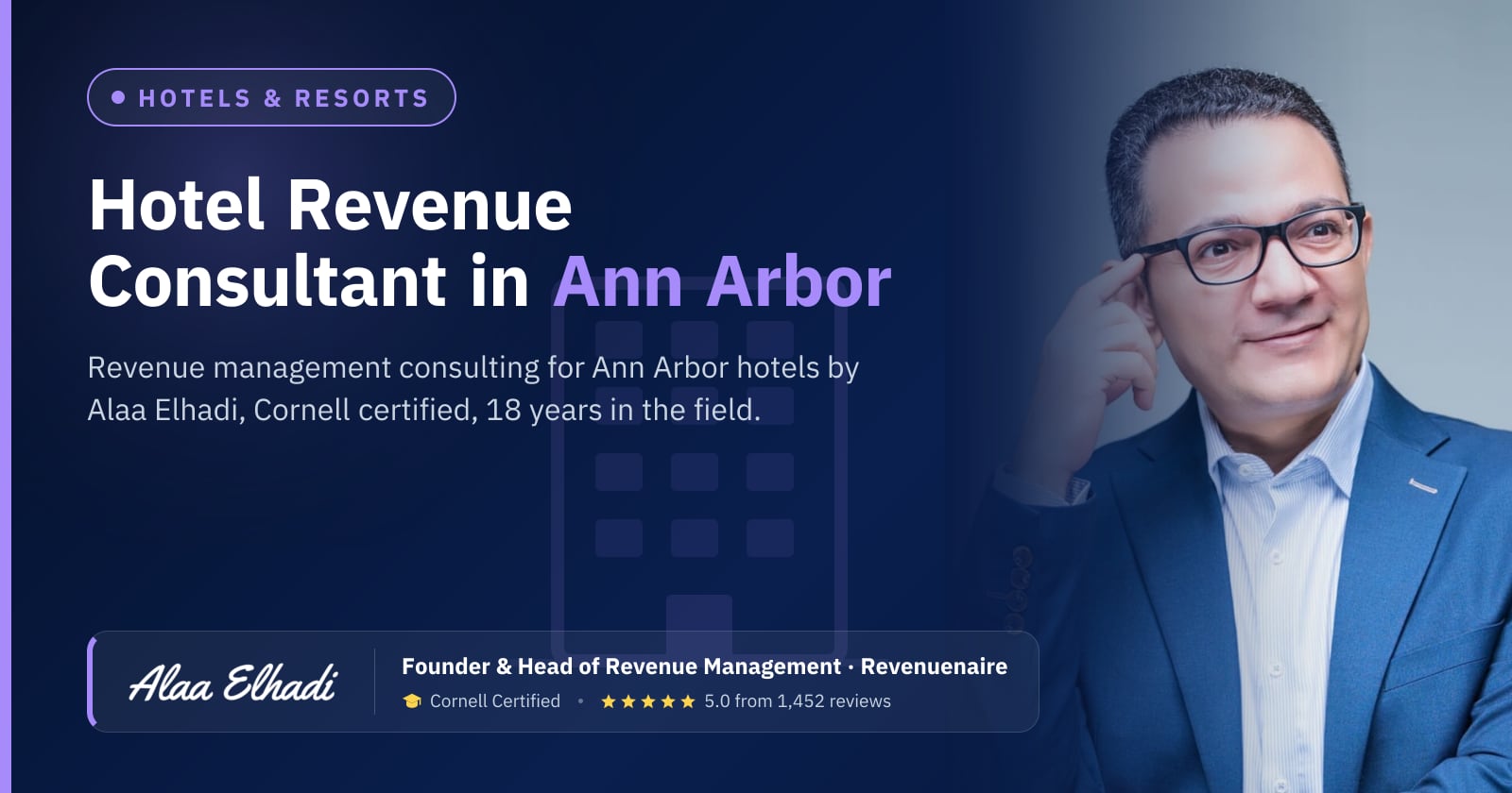Hotel Revenue Management Consultant in Ann Arbor, United States