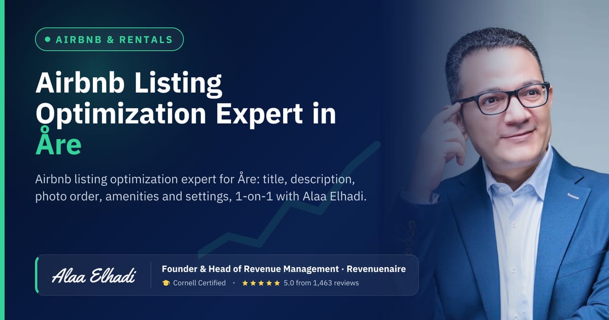 Airbnb Listing Optimization Expert in Åre, Sweden