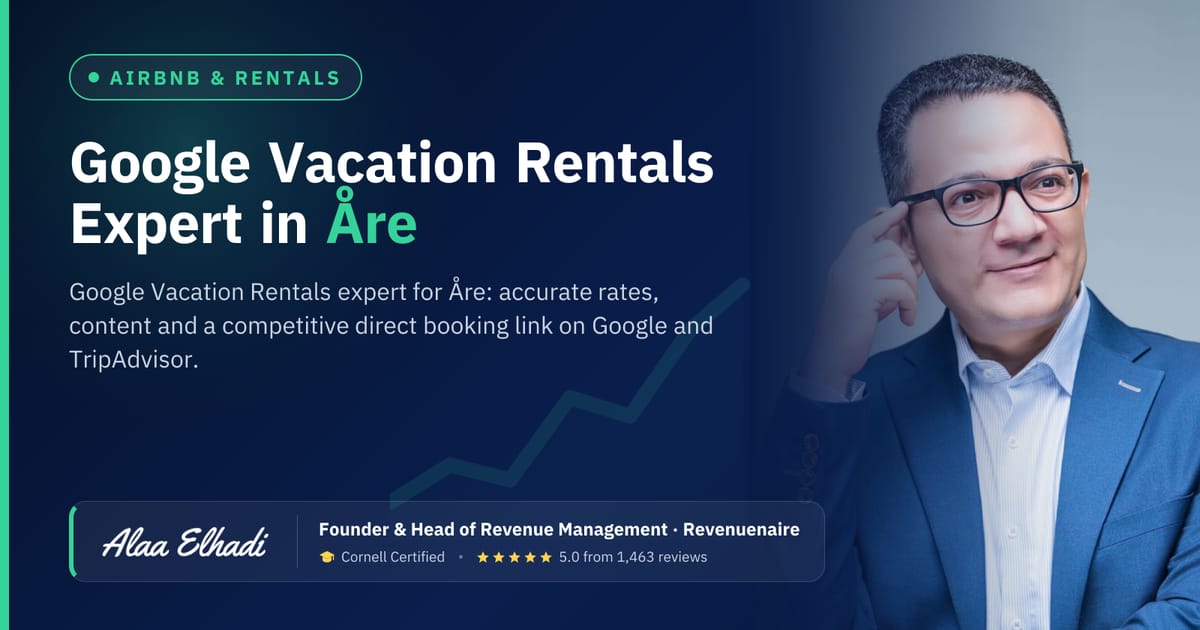 Google Vacation Rentals Expert in Åre, Sweden