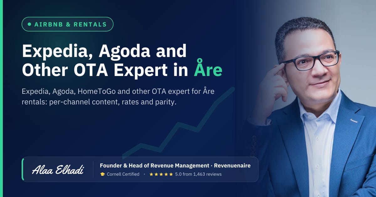 Expedia, Agoda and Other OTA Expert in Åre, Sweden