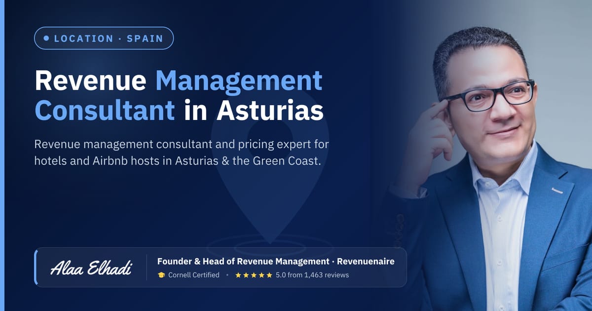 Revenue management consultant in Asturias & the Green Coast, Spain