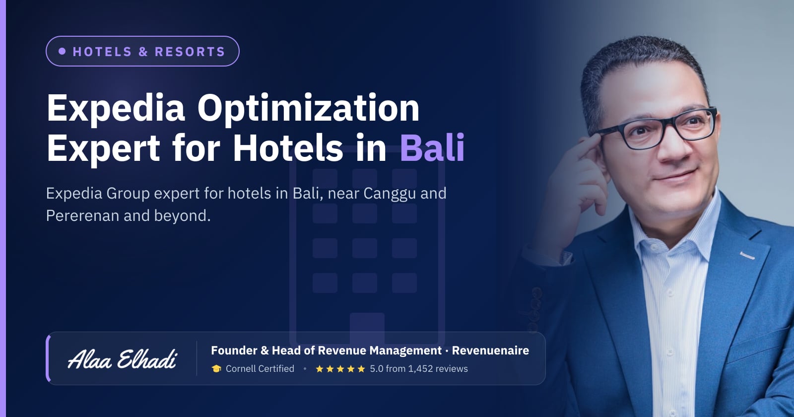 Expedia Optimization Expert for Hotels in Bali, Indonesia
