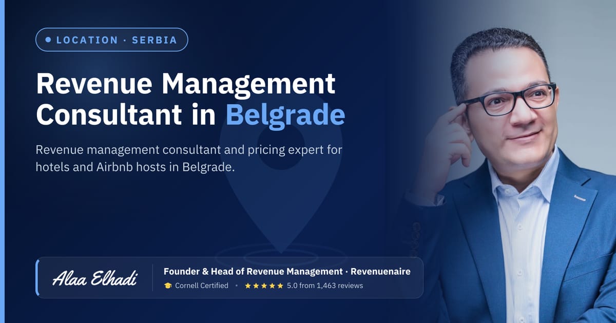 Revenue management consultant in Belgrade, Serbia