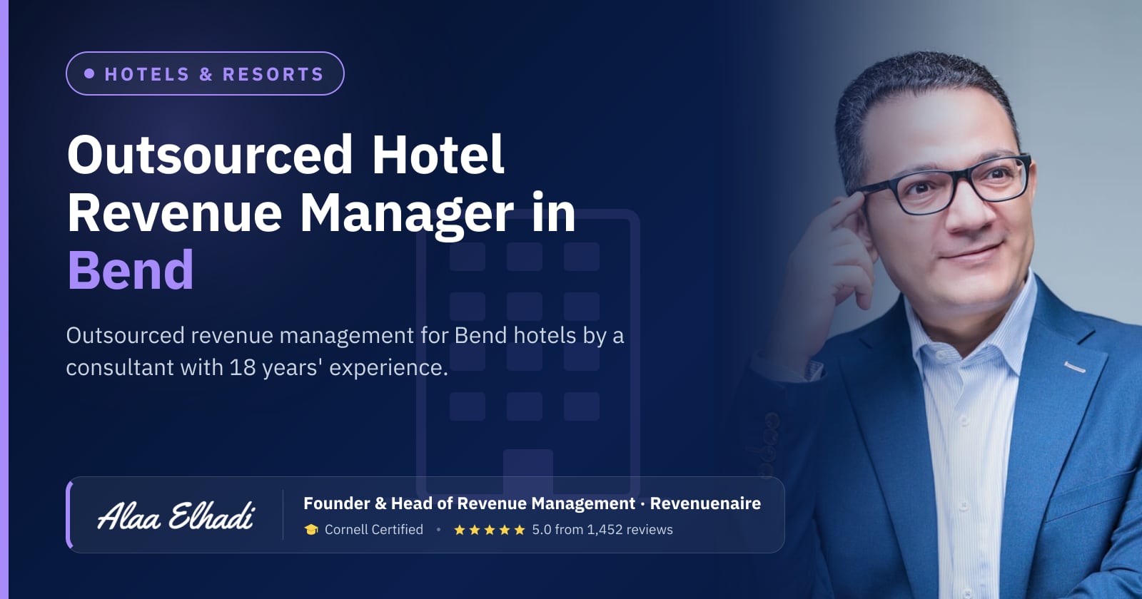 Outsourced Hotel Revenue Manager in Bend & Central Oregon, United States