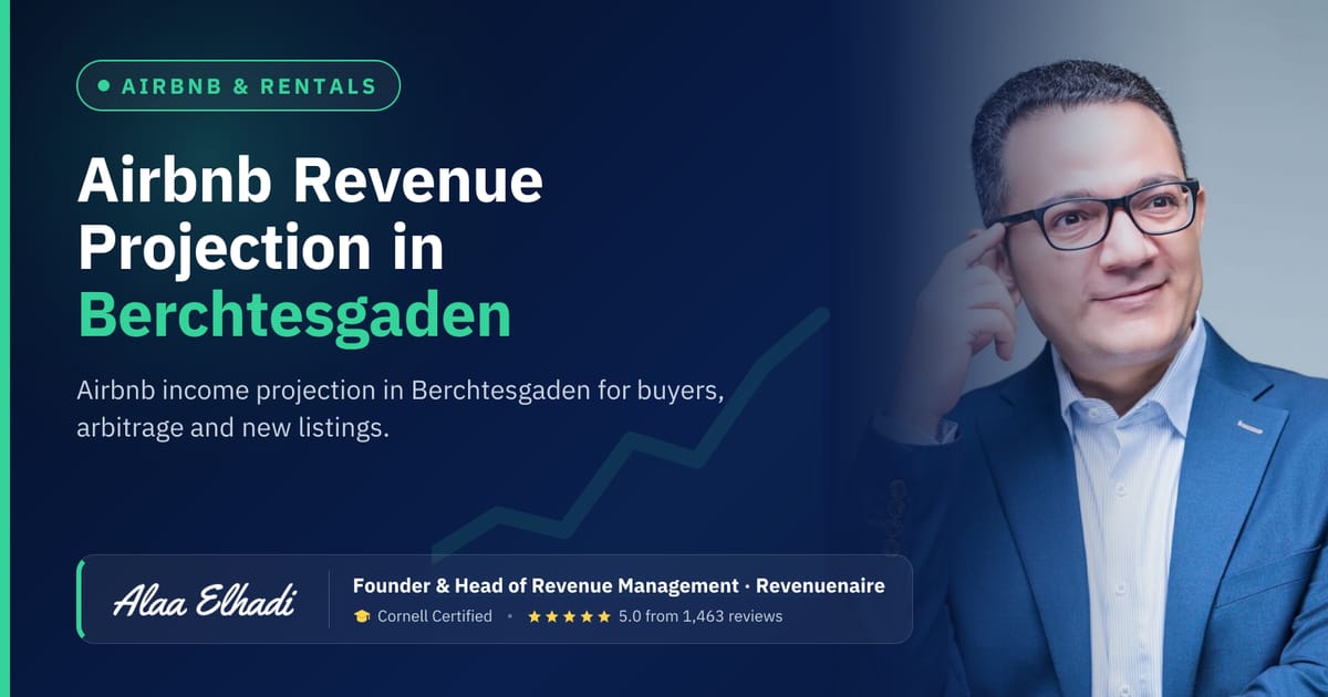 Airbnb Revenue Forecast Expert in Berchtesgaden & the Königssee, Germany