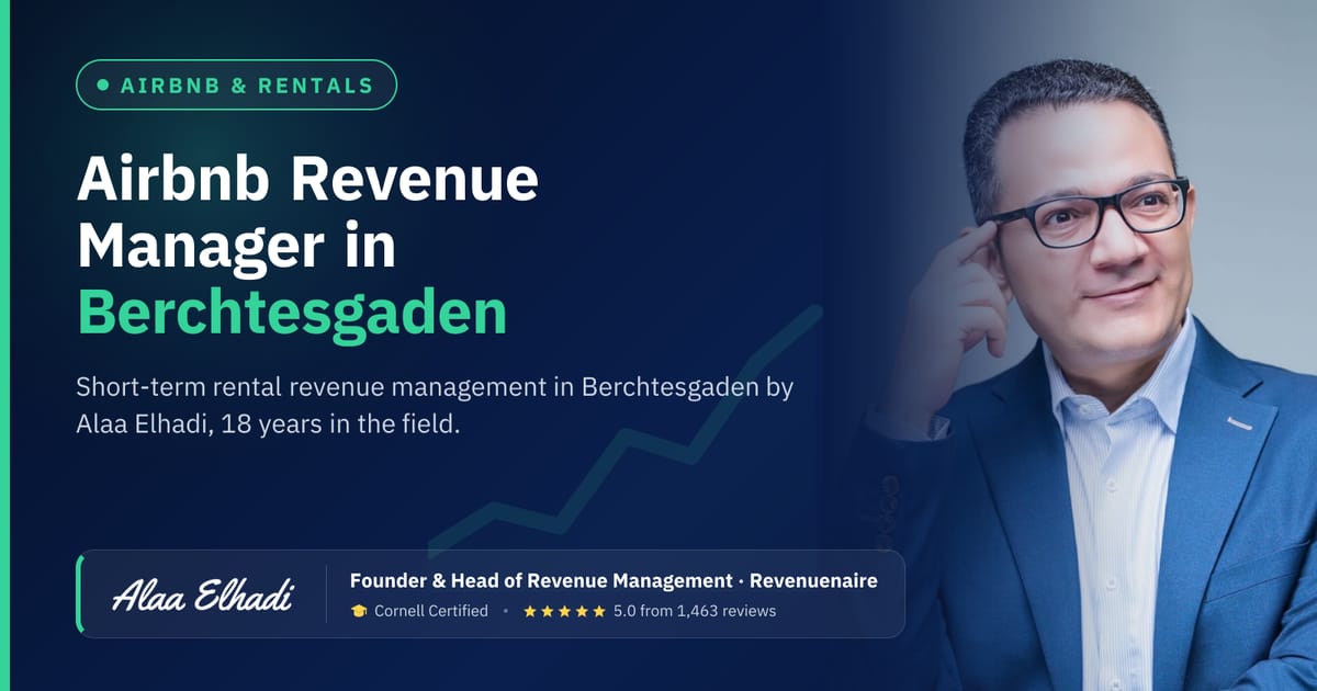 Airbnb Revenue Management Consultant in Berchtesgaden & the Königssee, Germany