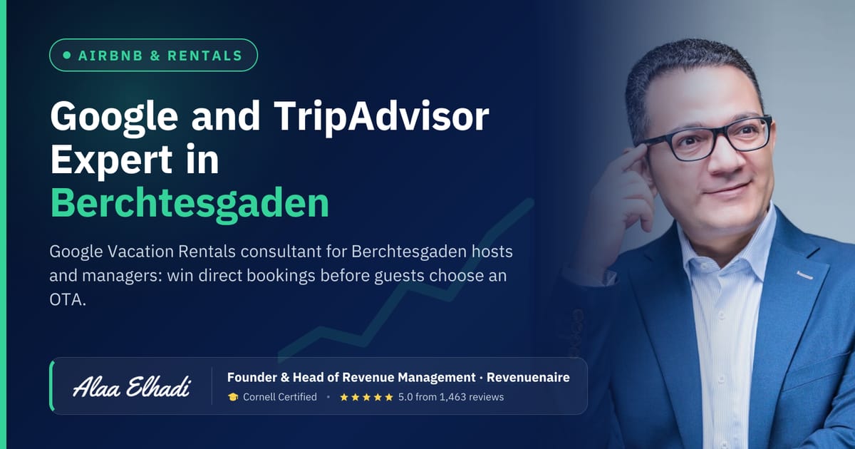 Google Vacation Rentals Expert in Berchtesgaden & the Königssee, Germany