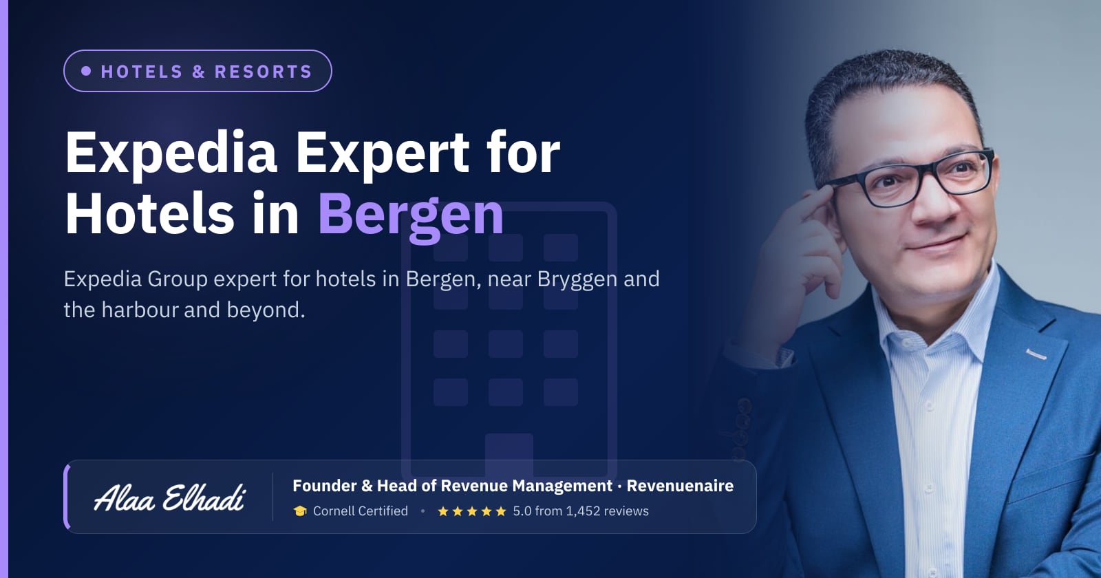 Expedia Optimization Expert for Hotels in Bergen & the Norwegian Fjords, Norway