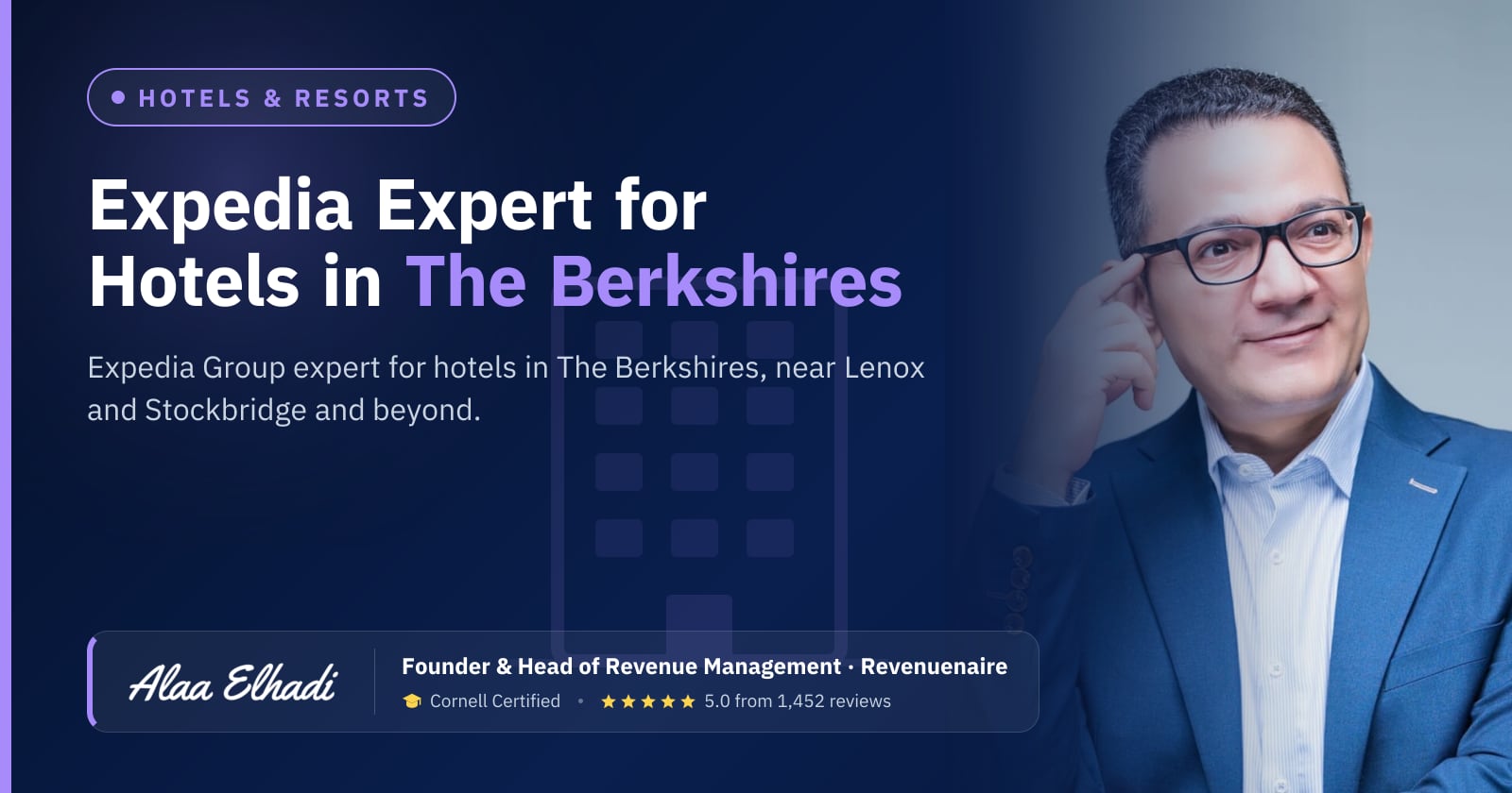 Expedia Optimization Expert for Hotels in The Berkshires, United States