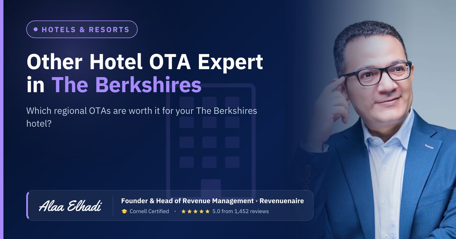 Regional Hotel OTA Optimization Expert in The Berkshires, United States