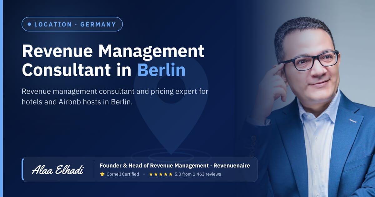 Revenue management consultant in Berlin, Germany