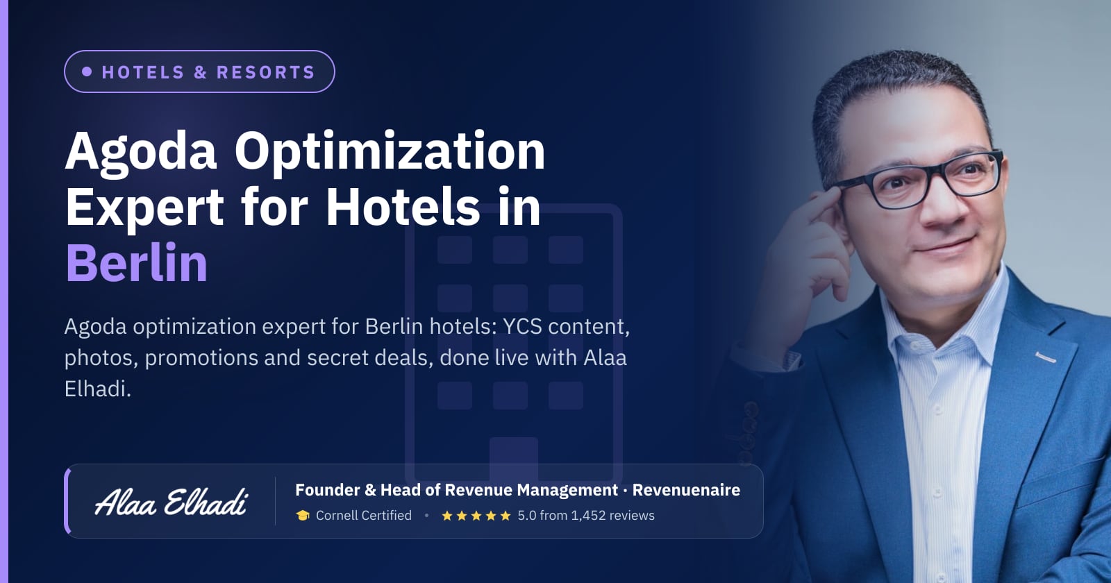 Agoda Optimization Expert for Hotels in Berlin, Germany