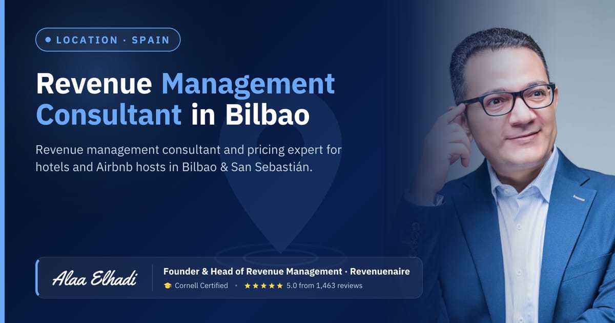 Revenue management consultant in Bilbao & San Sebastián, Spain