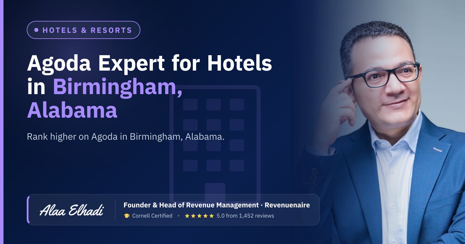 Agoda Optimization Expert for Hotels in Birmingham, United States