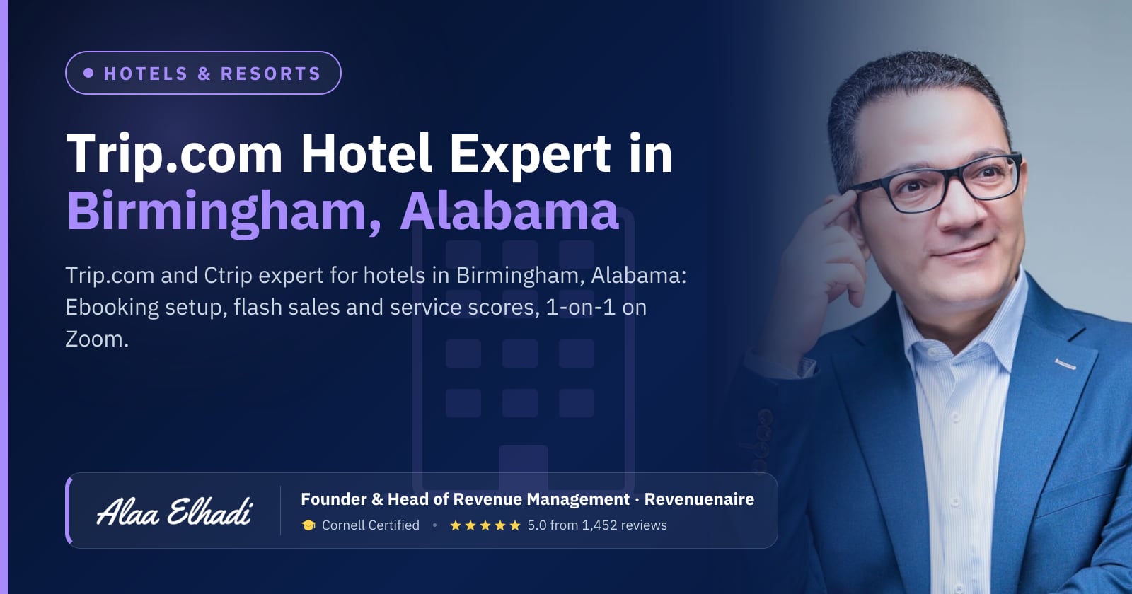 Trip.com Optimization Expert for Hotels in Birmingham, United States