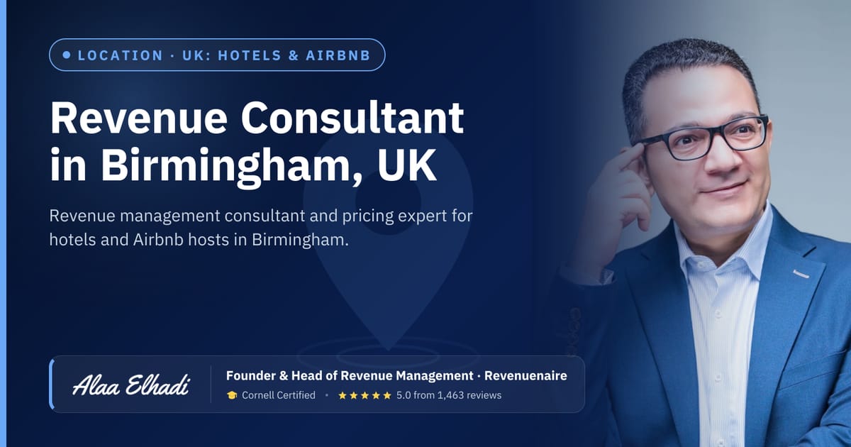 Revenue management consultant in Birmingham, United Kingdom