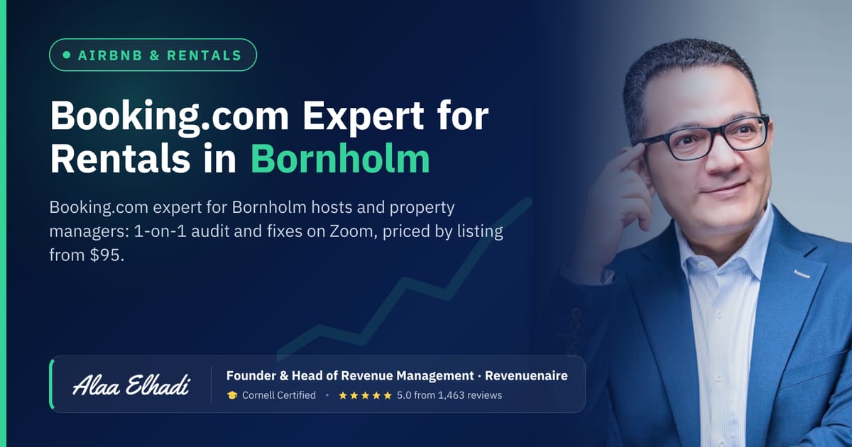Booking.com Optimization Expert for Rentals in Bornholm, Denmark