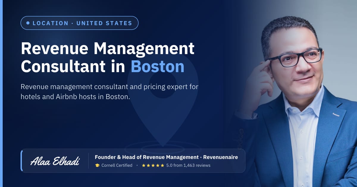 Revenue management consultant in Boston, United States