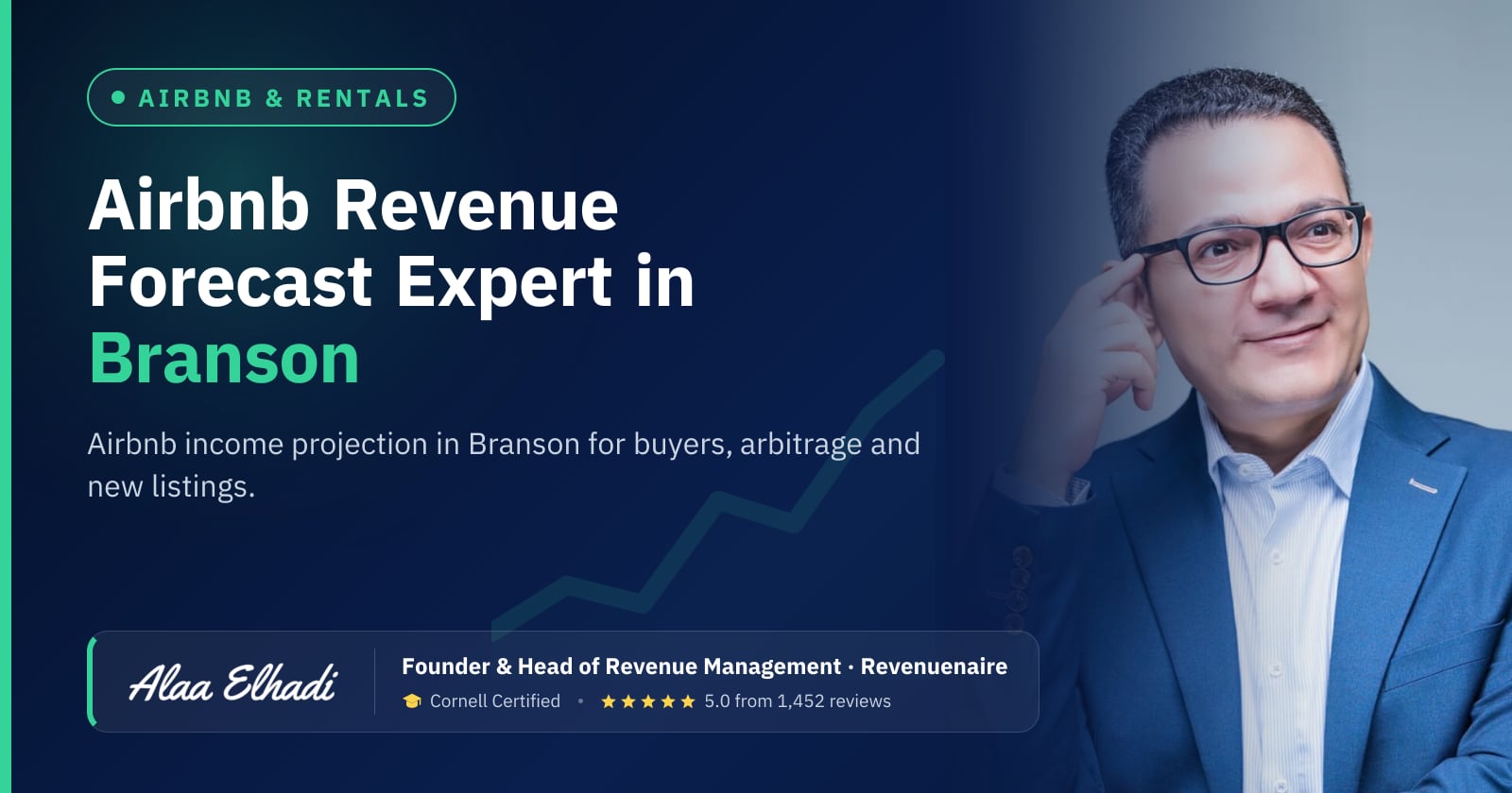Airbnb Revenue Forecast Expert in Branson, United States
