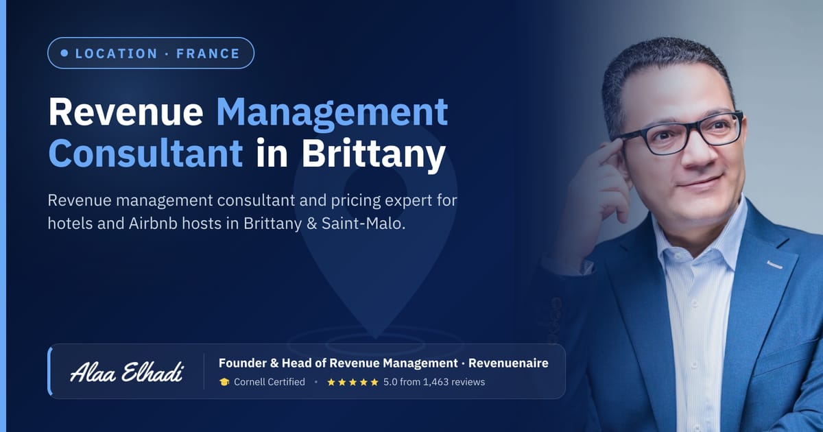 Revenue management consultant in Brittany & Saint-Malo, France