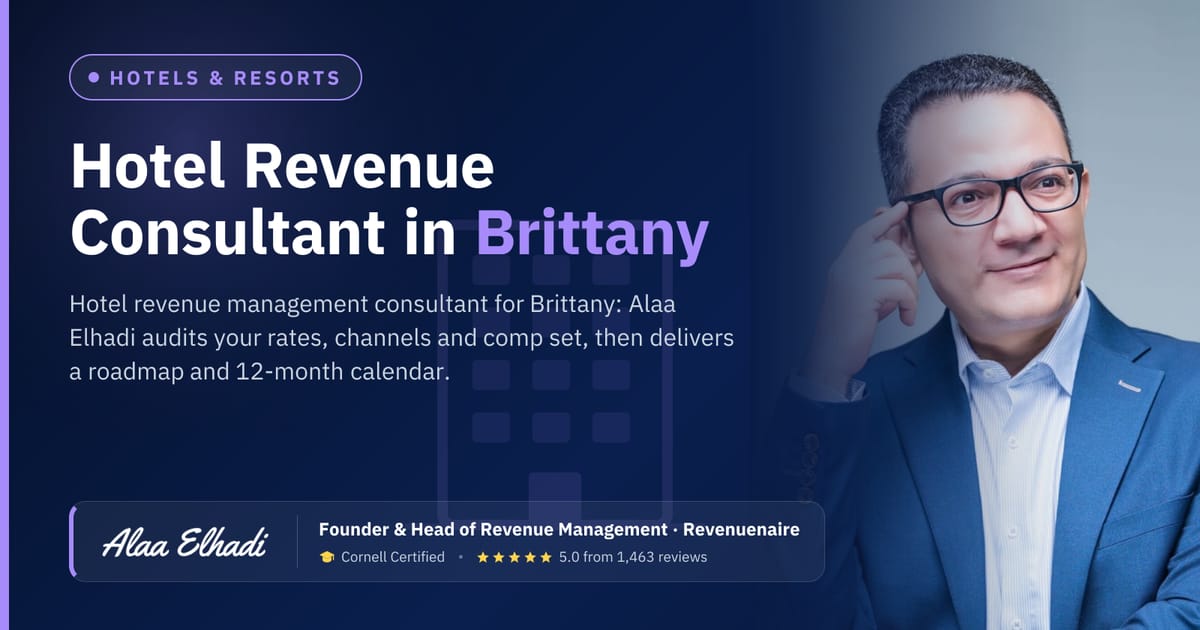 Hotel Revenue Management Consultant in Brittany & Saint-Malo, France
