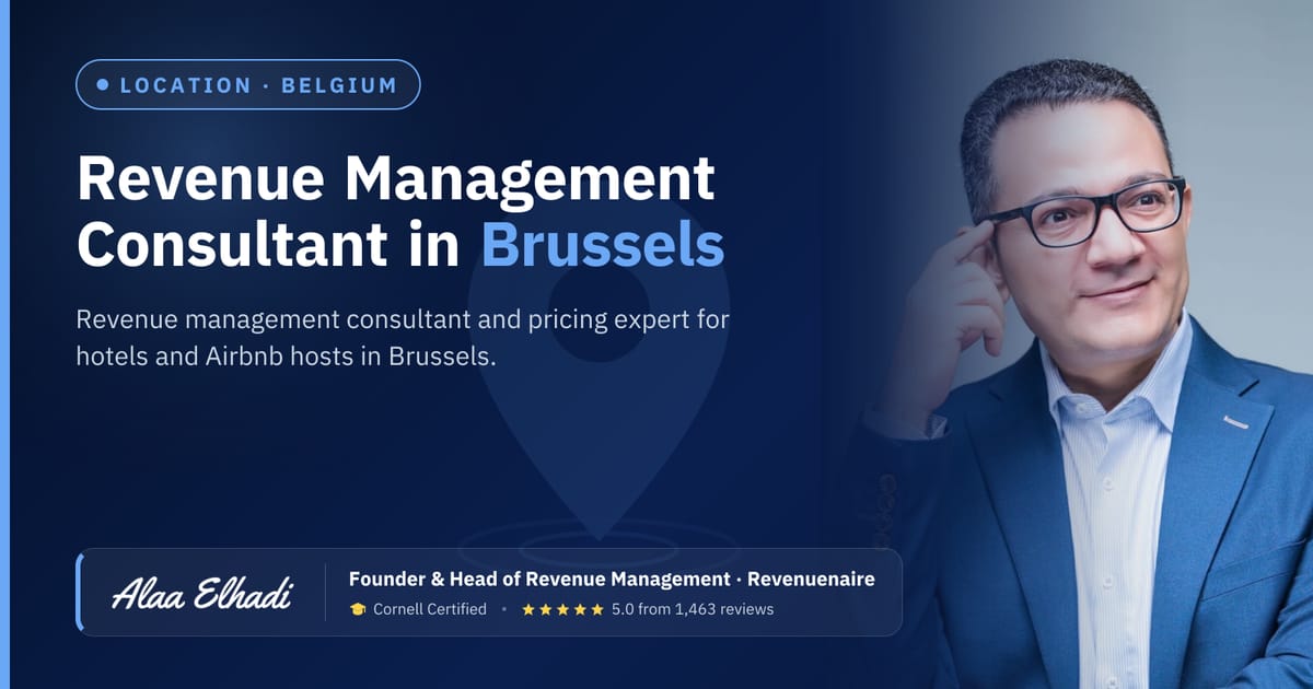 Revenue management consultant in Brussels, Belgium