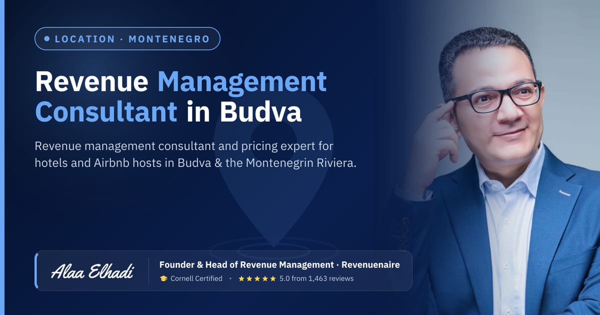 Revenue management consultant in Budva & the Montenegrin Riviera, Montenegro