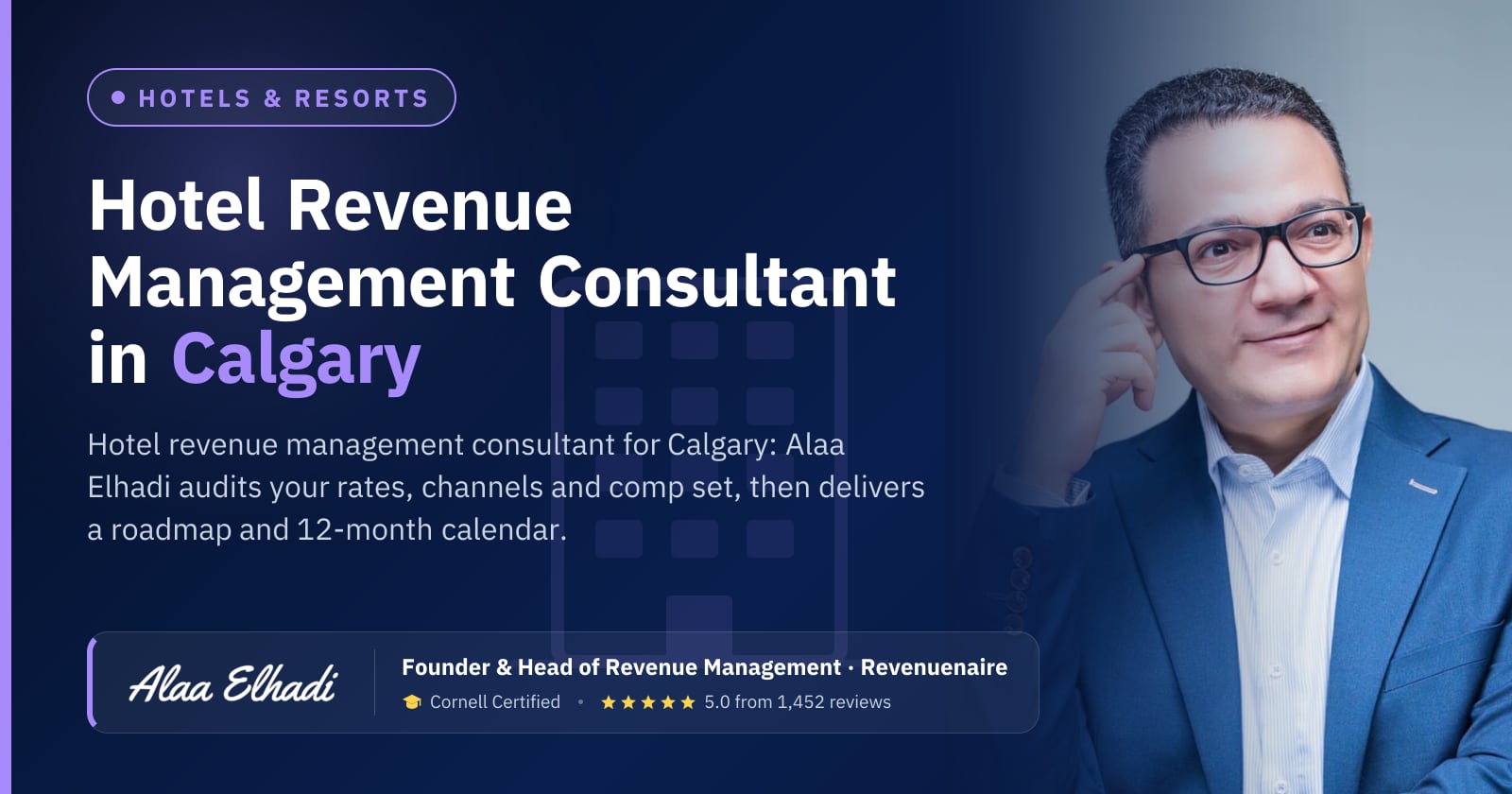 Hotel Revenue Management Consultant in Calgary, Banff & Canmore, Canada