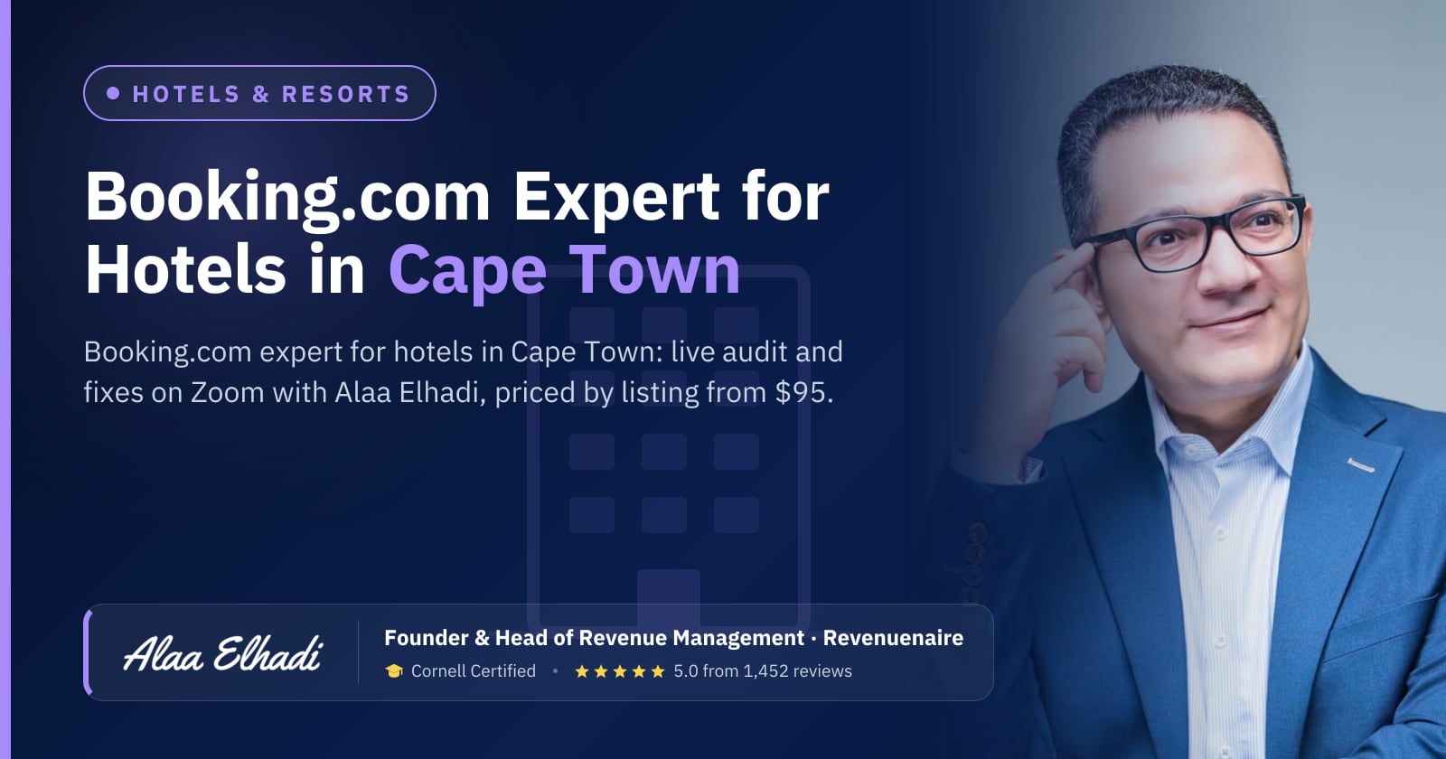 Booking.com Optimization Expert for Hotels in Cape Town, South Africa