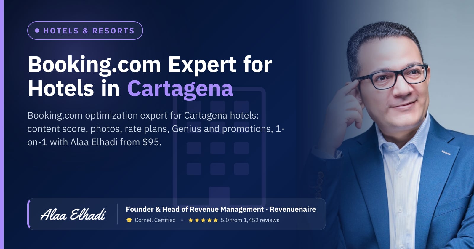 Booking.com Optimization Expert for Hotels in Cartagena, Colombia