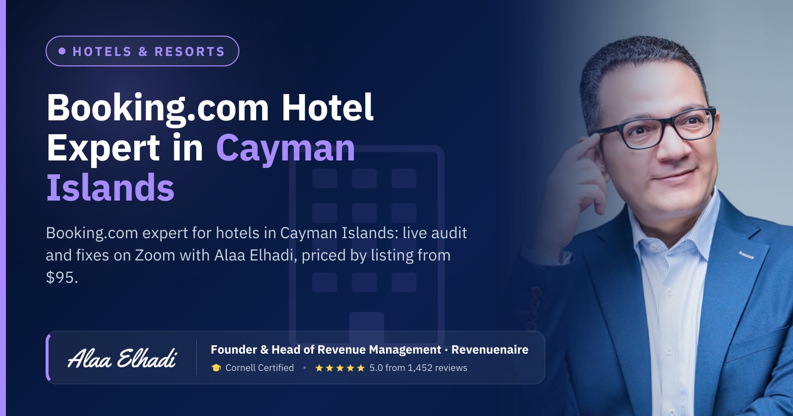 Booking.com Optimization Expert for Hotels in Cayman Islands, Cayman Islands