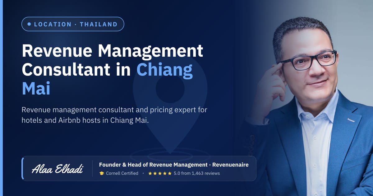 Revenue management consultant in Chiang Mai, Thailand