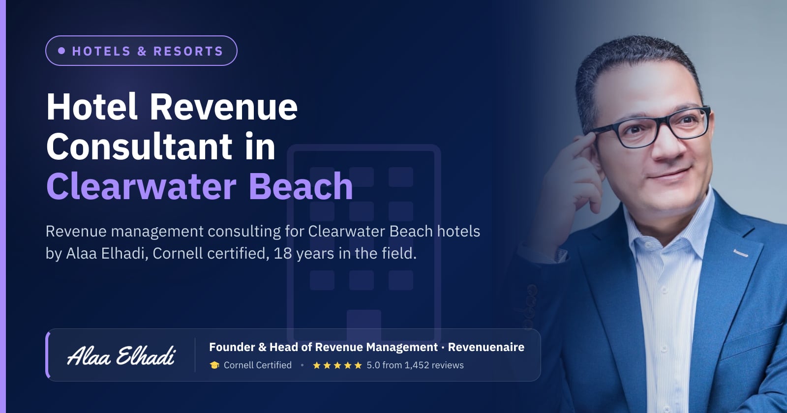 Hotel Revenue Management Consultant in Clearwater Beach, United States