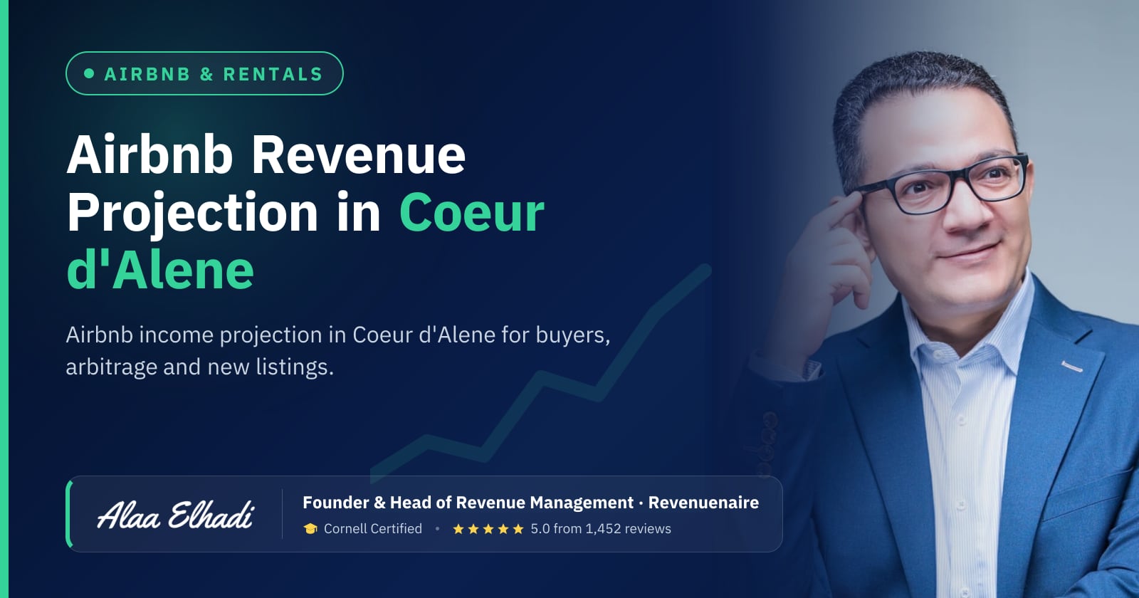 Airbnb Revenue Forecast Expert in Coeur d'Alene & Spokane, United States
