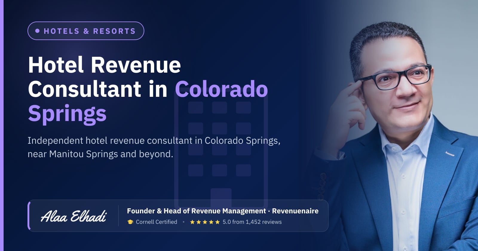 Hotel Revenue Management Consultant in Colorado Springs, United States