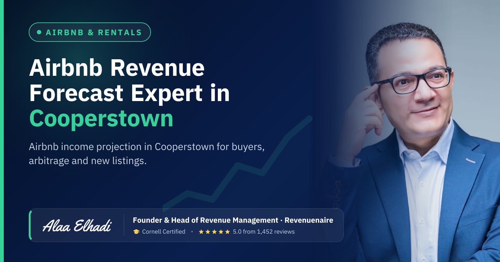 Airbnb Revenue Forecast Expert in Cooperstown & Central New York, United States