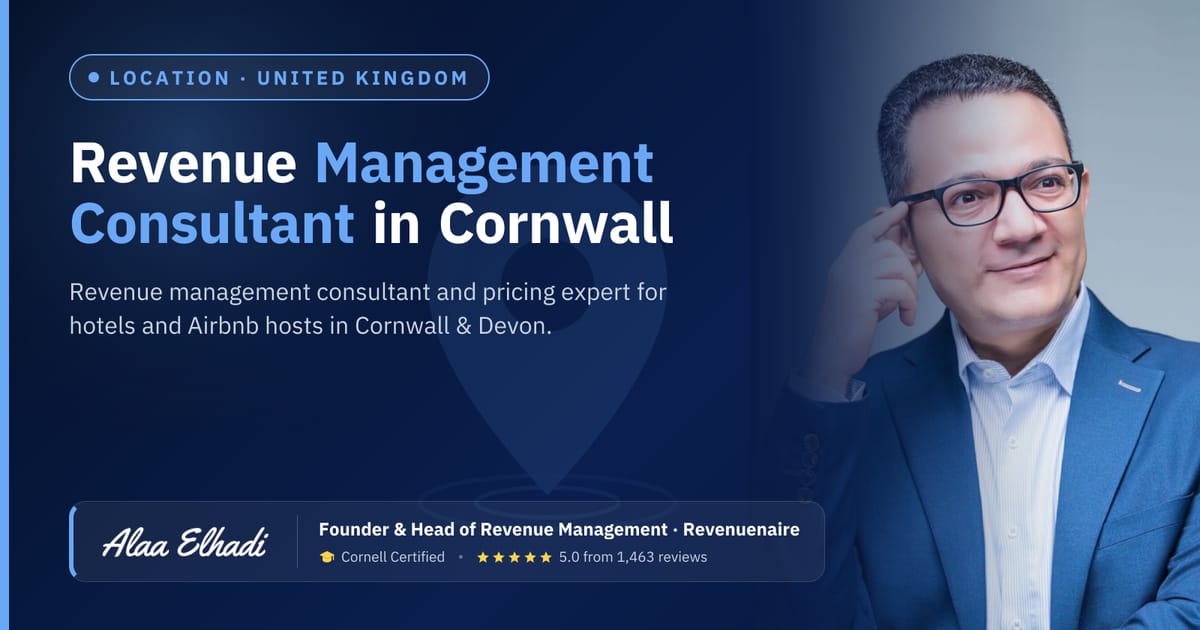 Revenue management consultant in Cornwall & Devon, United Kingdom