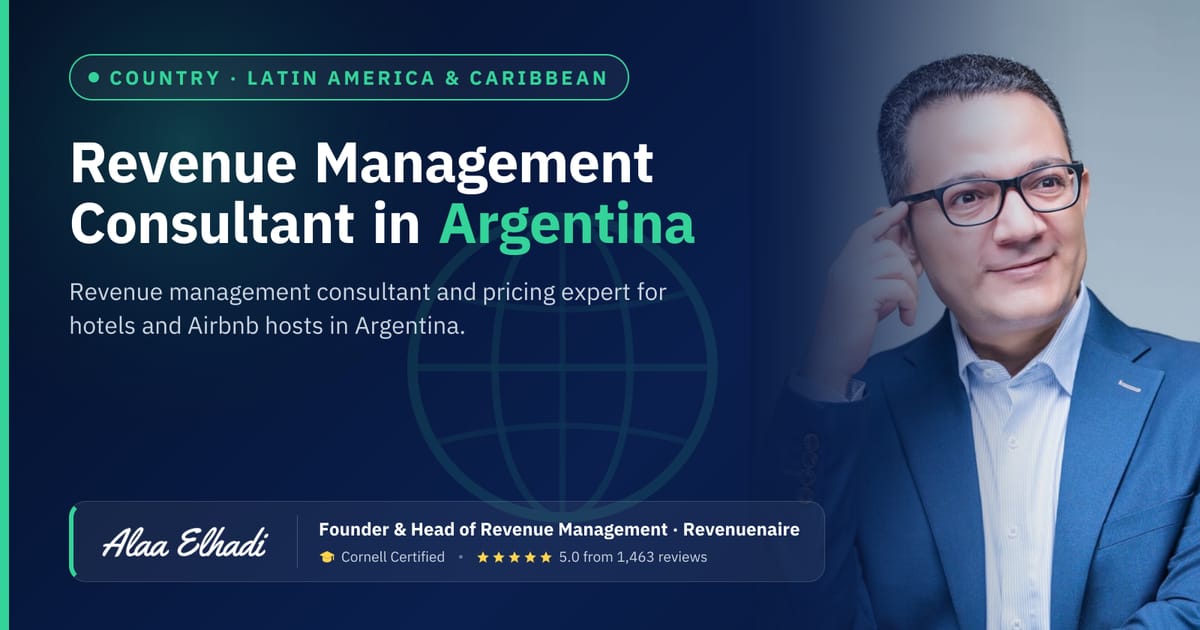 Revenue management consultant in Argentina