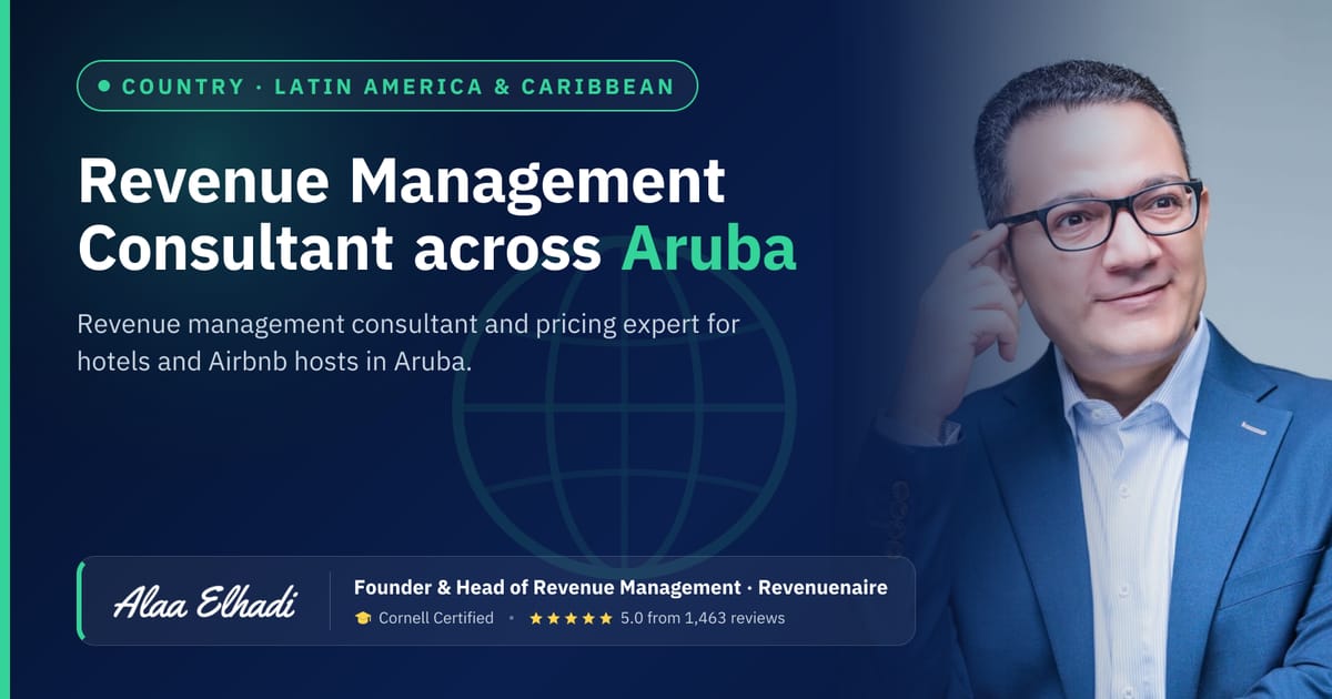 Revenue management consultant in Aruba