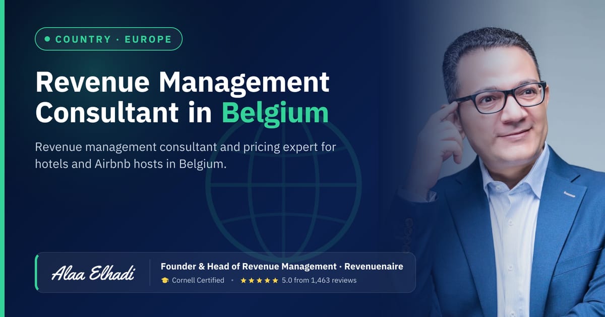 Revenue management consultant in Belgium