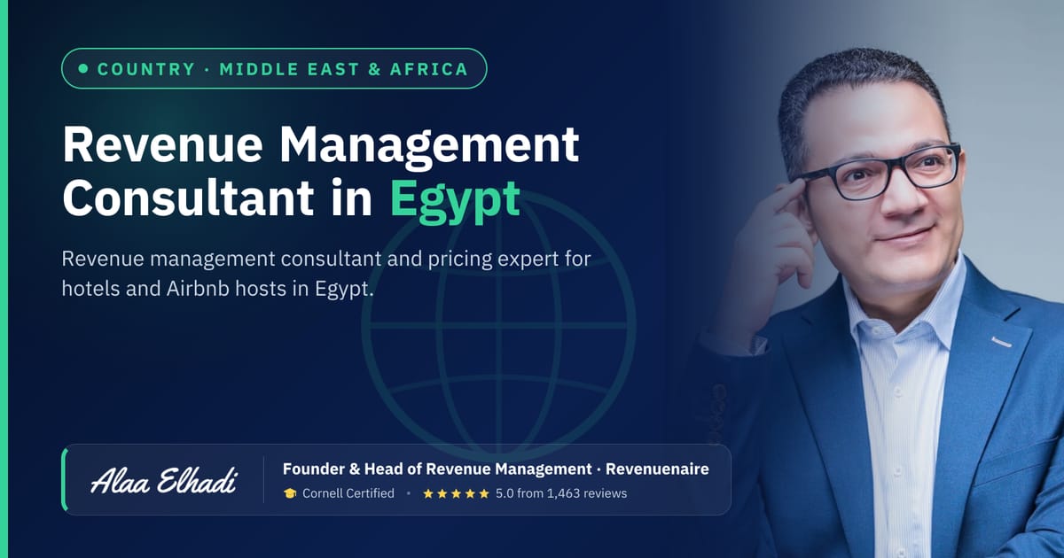 Revenue management consultant in Egypt
