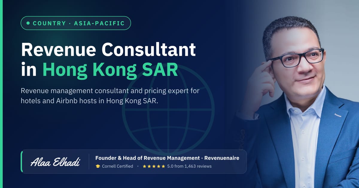 Revenue management consultant in Hong Kong SAR